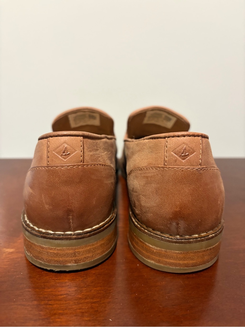 Sperry Woman’s Brown Leather Slip-On Loafers - Picture 7 of 7